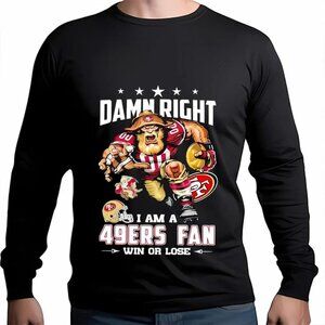 San Francisco 49ers Fan Gift Sweatshirt Retro NFL Crewneck Win Or Lose  79